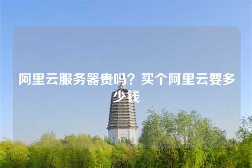 阿里云服务器贵吗?买个阿里云要多少钱