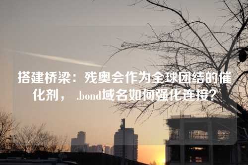 搭建桥梁:残奥会作为全球团结的催化剂, .bond域名如何强化连接?
