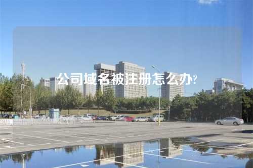 公司域名被注册怎么办?