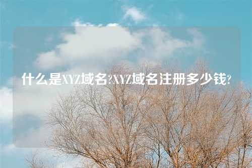 什么是XYZ域名?XYZ域名注册多少钱?