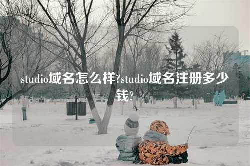 studio域名怎么样?studio域名注册多少钱?